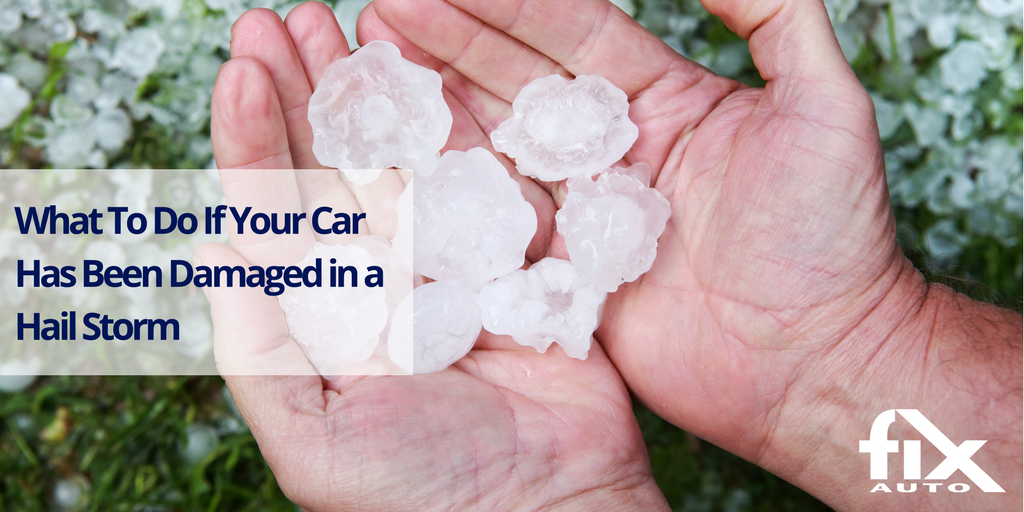 what to do if your car has been damaged in a hail storm