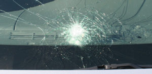 repairing a cracked windshield