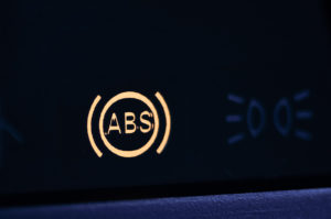 The Abs Sensor Lights Up Orange In The Car Dashboard